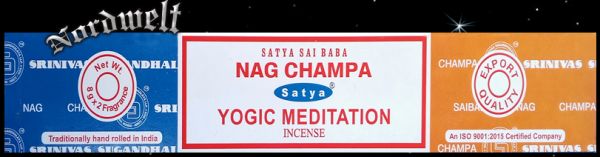 Satya Räucherstäbchen Nag Champa Yogic Meditation